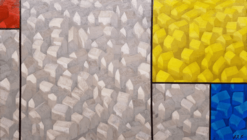 Virðingarvottur við Mondrian
